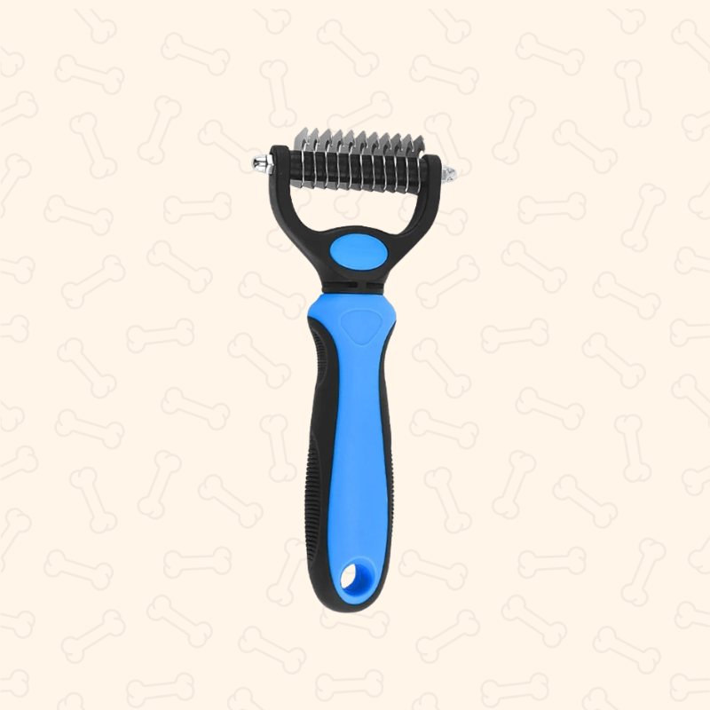 Shadow Dual-Edge Pet Deshedding Comb