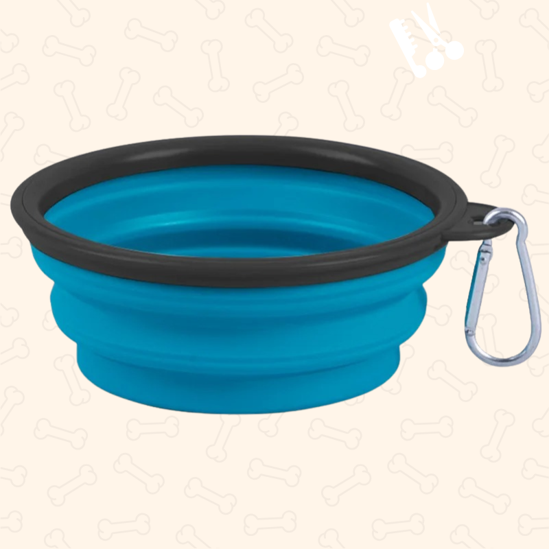 Shadow AdventurePaws Collapsible Travel Dog Bowl