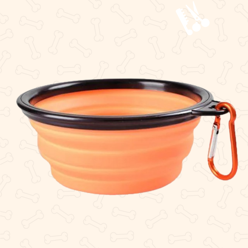 Shadow AdventurePaws Collapsible Travel Dog Bowl