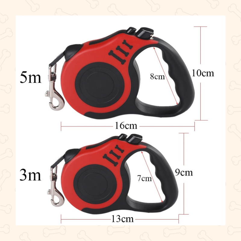 Shadow FlexiGrip Retractable Pet Leash