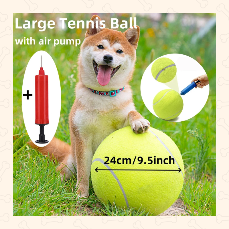 Shadow Jumbo Bounce Inflatable Dog Tennis Ball β Giant Interactive Play Toy