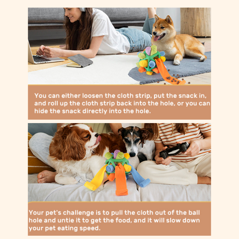 Shadow Interactive Sniff & Treat Puzzle Ball for Dogs
