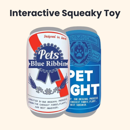 Shadow Bottle Squeaky Plush Toy