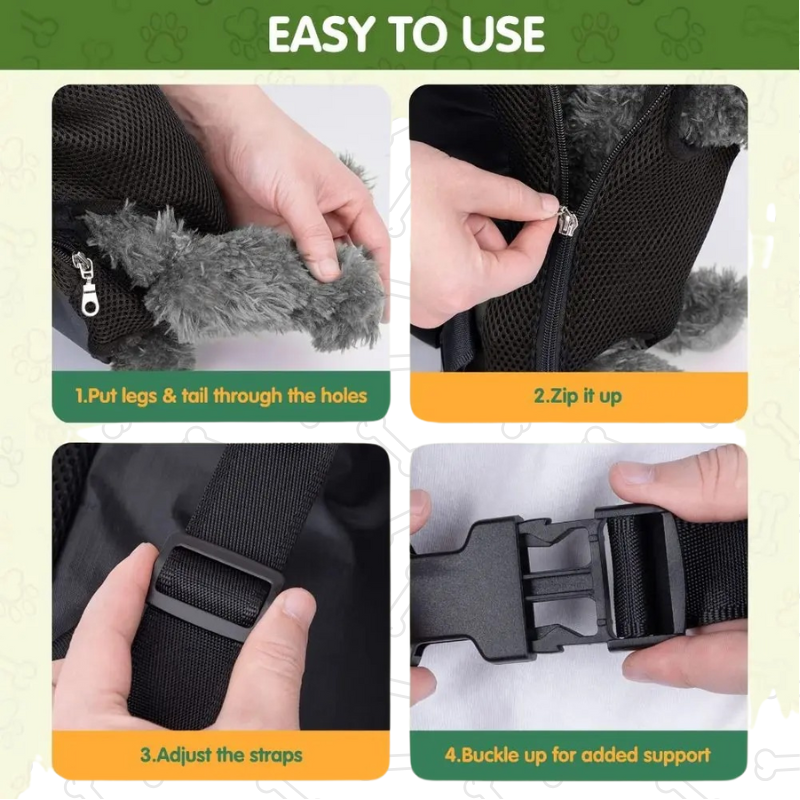 Shadow CozyPaws Adjustable Front Dog Carrier
