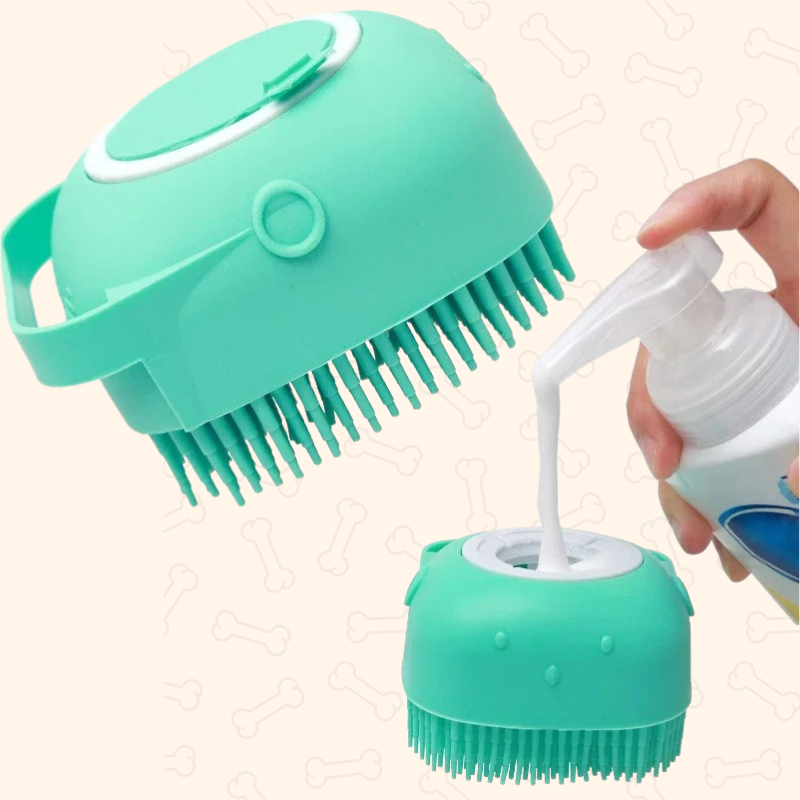Shadow 2-in-1 Pet Shampoo & Massage Brush
