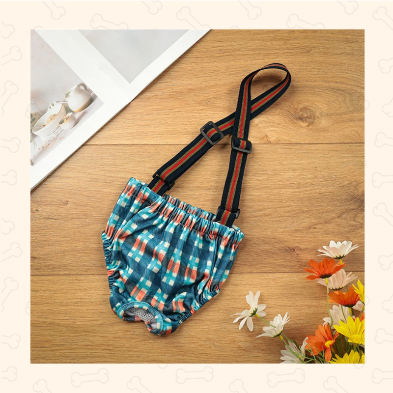 Reusable Dog Diaper Shorts – Comfy, Adjustable & Mess-Free Chic