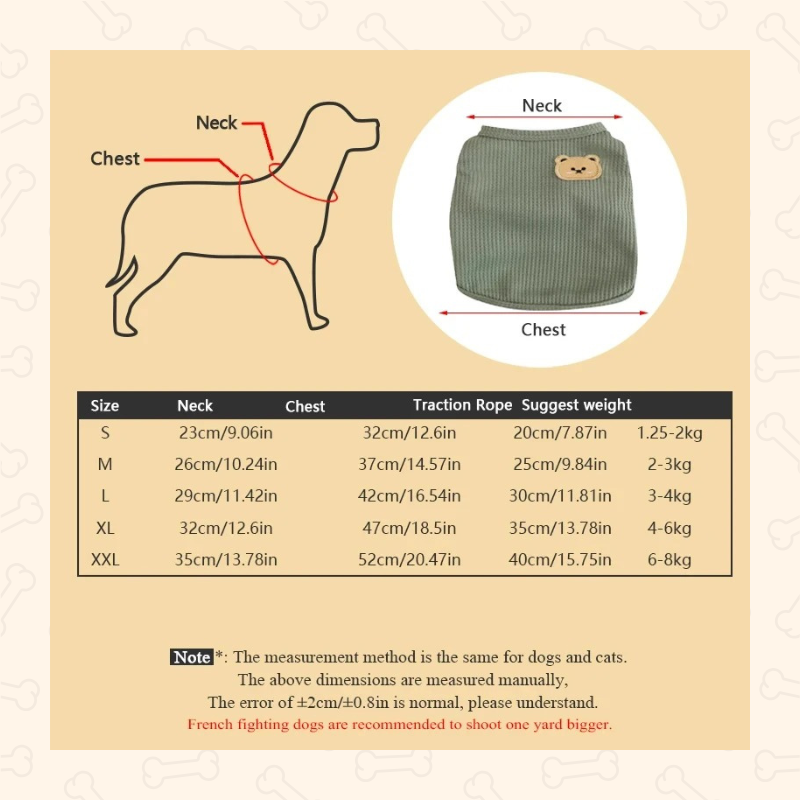 Shadow Bear Hug Summer Pet Vest