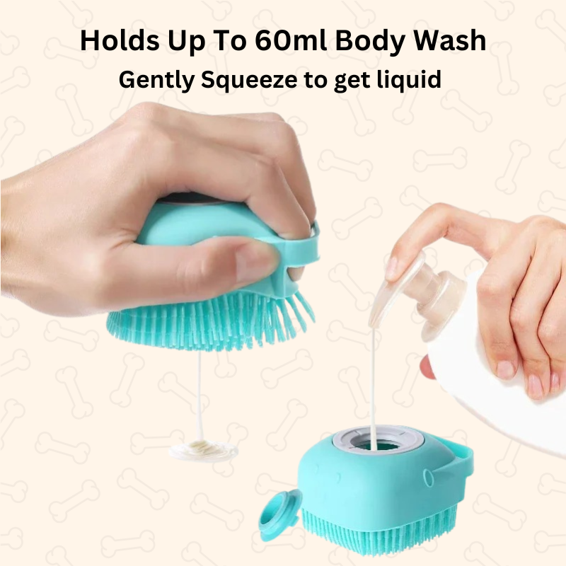 Shadow 2-in-1 Pet Shampoo & Massage Brush