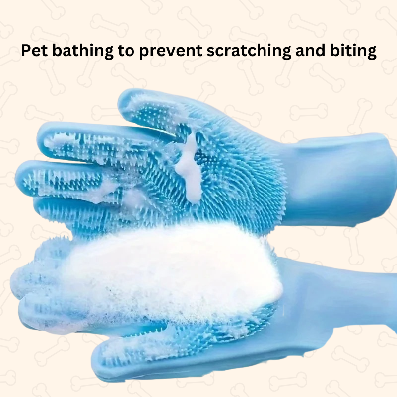 Shadow Magic Pet Grooming & Bathing Gloves