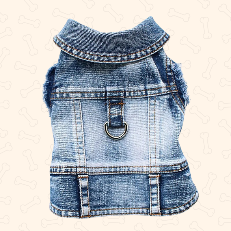 Shadow Urban Paws Denim Vest