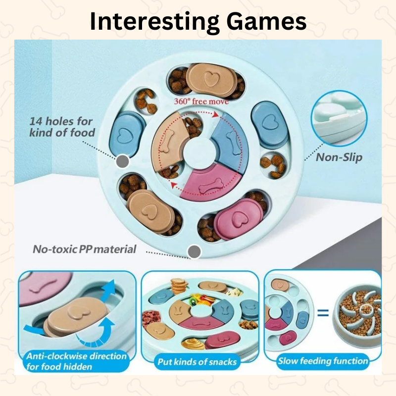 ™Shadow Interactive Slow Feeder Puzzle – Dog Training Toy