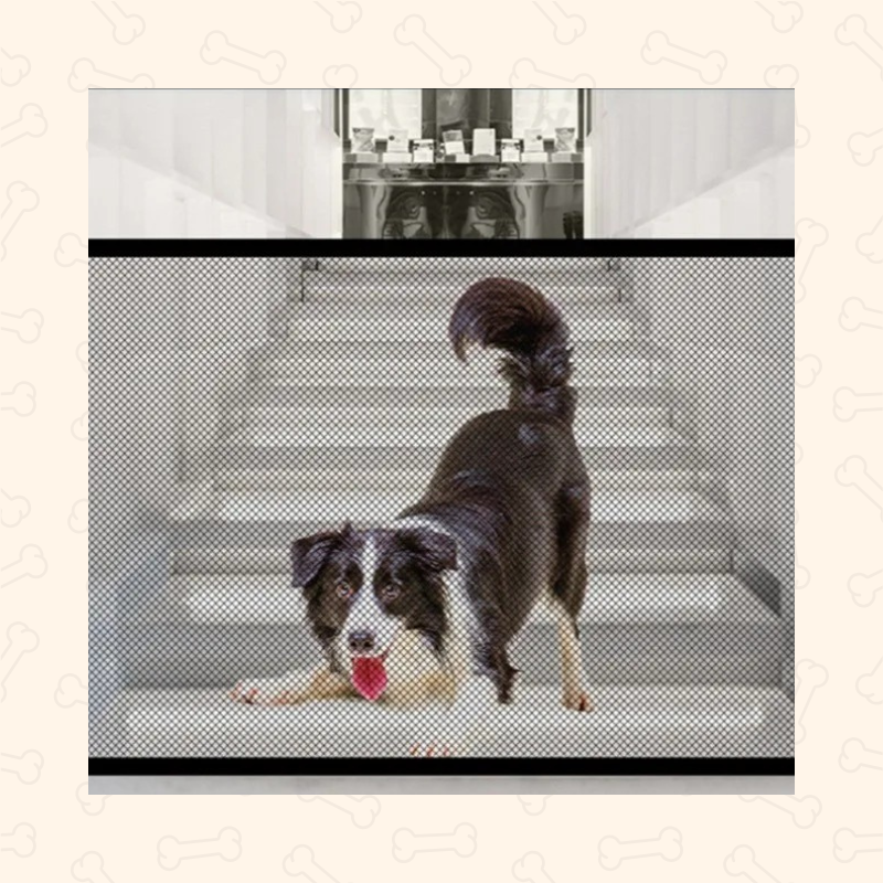 Shadow SecurePaws Magic Mesh Dog Gate