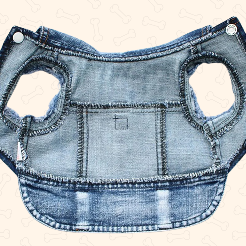 Shadow Urban Paws Denim Vest