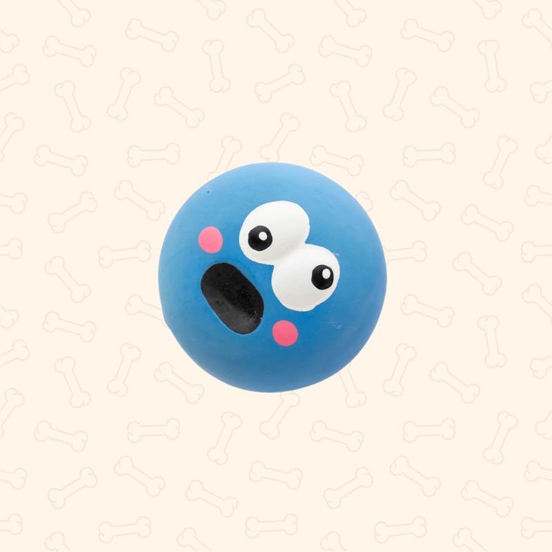 Shadow Eyeball Squeaky Chew Ball β Interactive Dog Toy