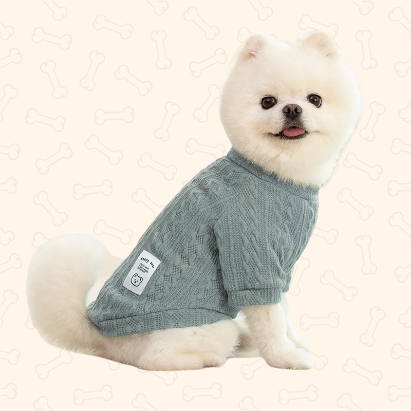 Shadow CozyKnit Winter Dog Sweater