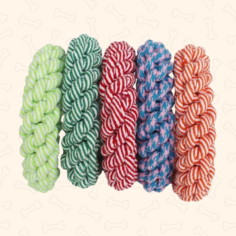 Shadow Tough Ring Rope Chew Toy β Durable & Fun