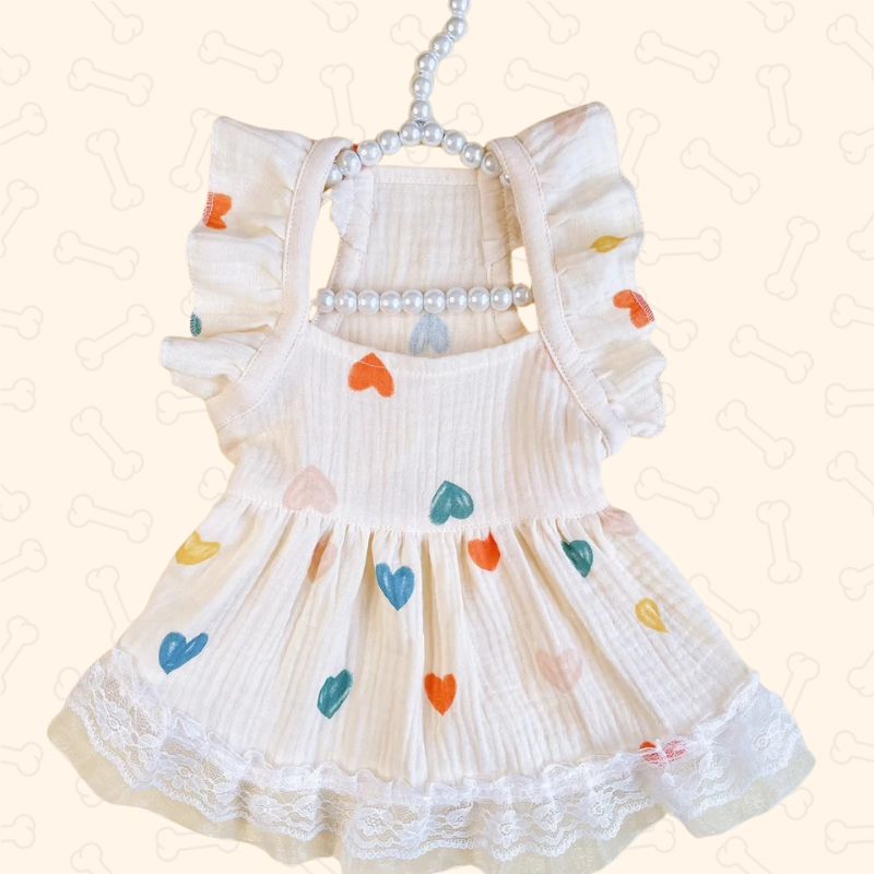 Shadow Royal Hearts Lace Pet Dress