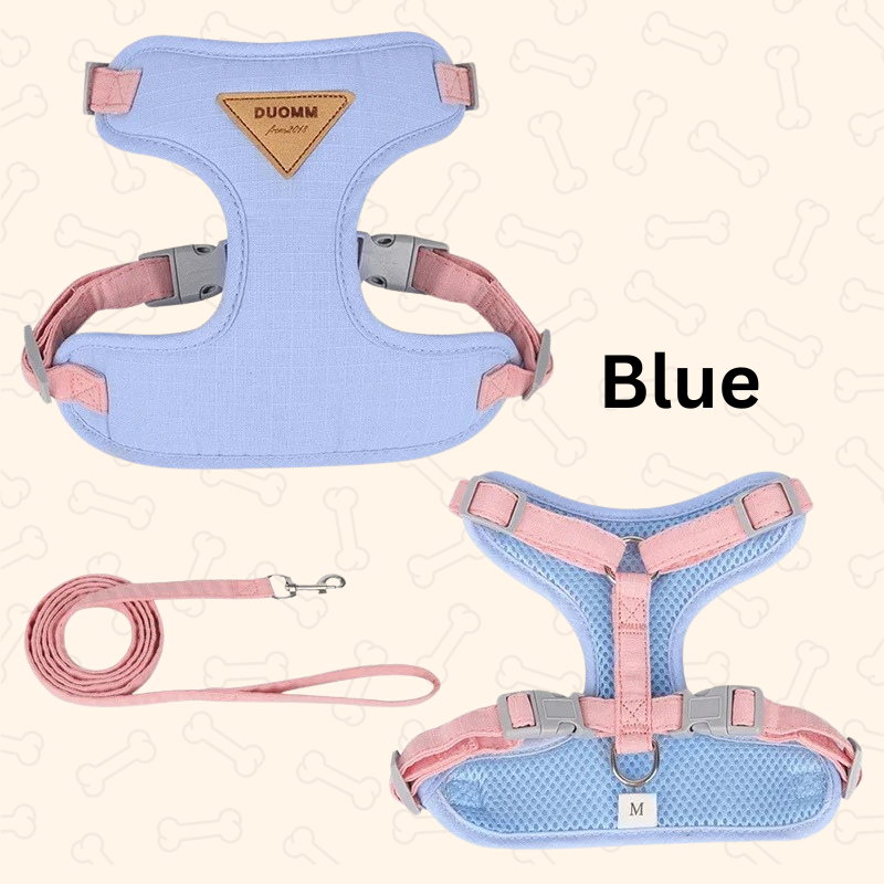 Shadow Breathable Comfort Fit Puppy Harness & Leash Set