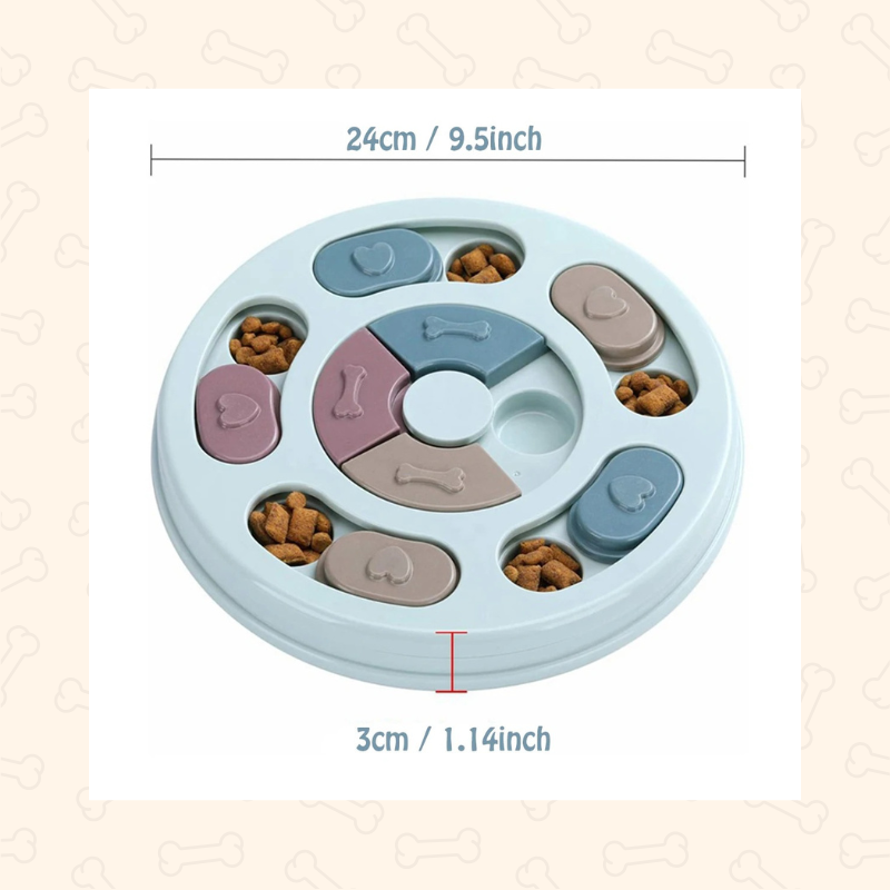 ™Shadow Interactive Slow Feeder Puzzle – Dog Training Toy