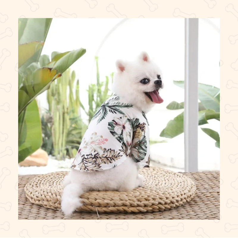 Shadow Hawaiian Breeze Dog T-Shirt – Cool, Comfy & Island-Ready