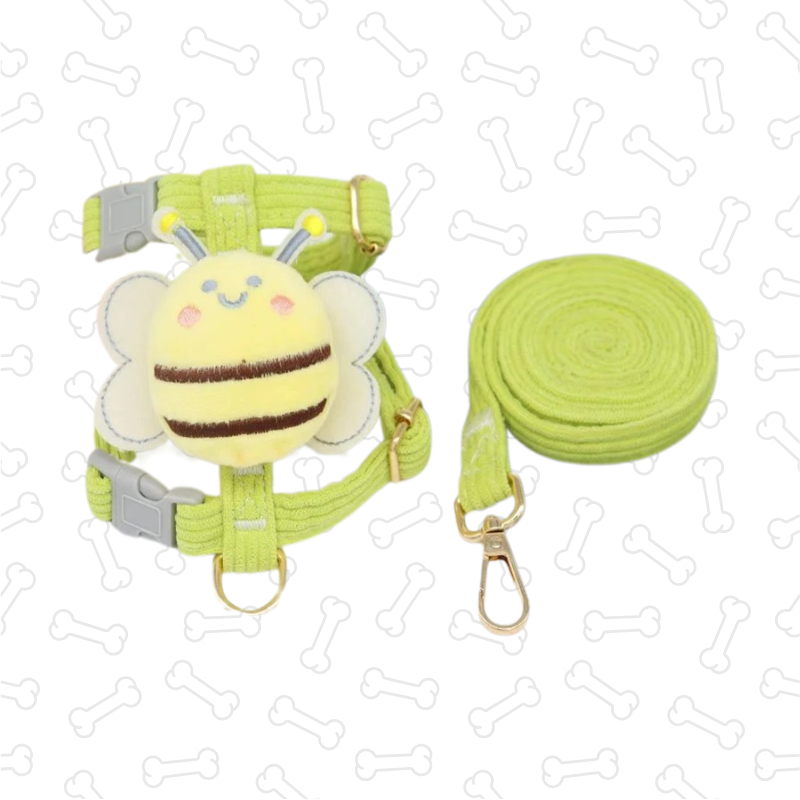 Shadow HoneyPaws Bee Harness Set