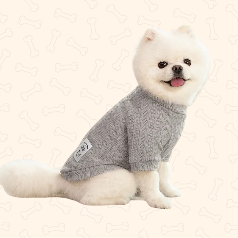 Shadow CozyKnit Winter Dog Sweater
