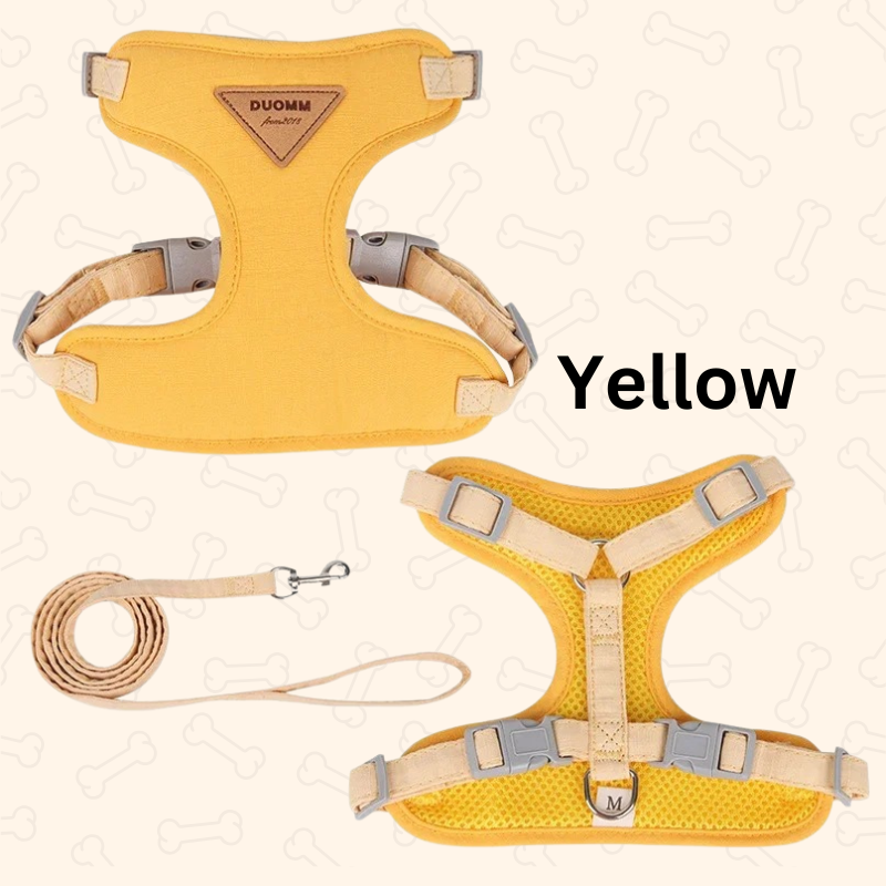 Shadow Breathable Comfort Fit Puppy Harness & Leash Set