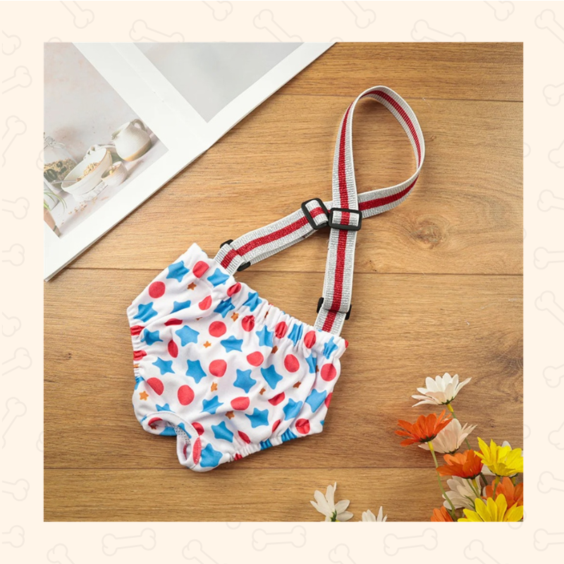 Reusable Dog Diaper Shorts – Comfy, Adjustable & Mess-Free Chic