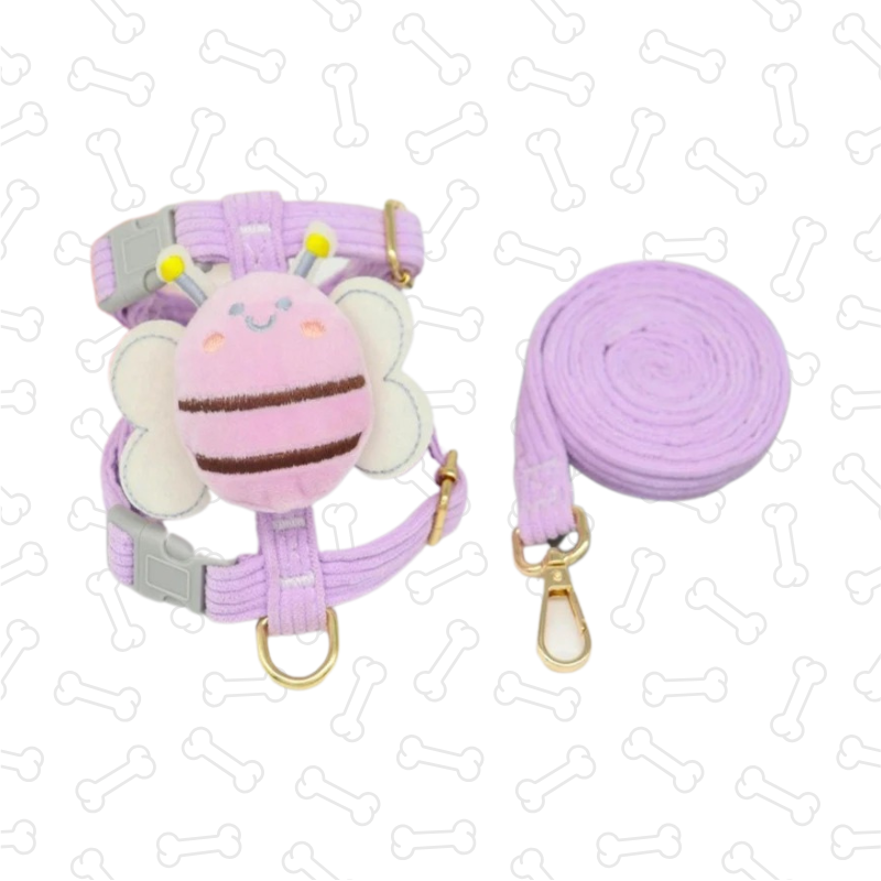 Shadow HoneyPaws Bee Harness Set