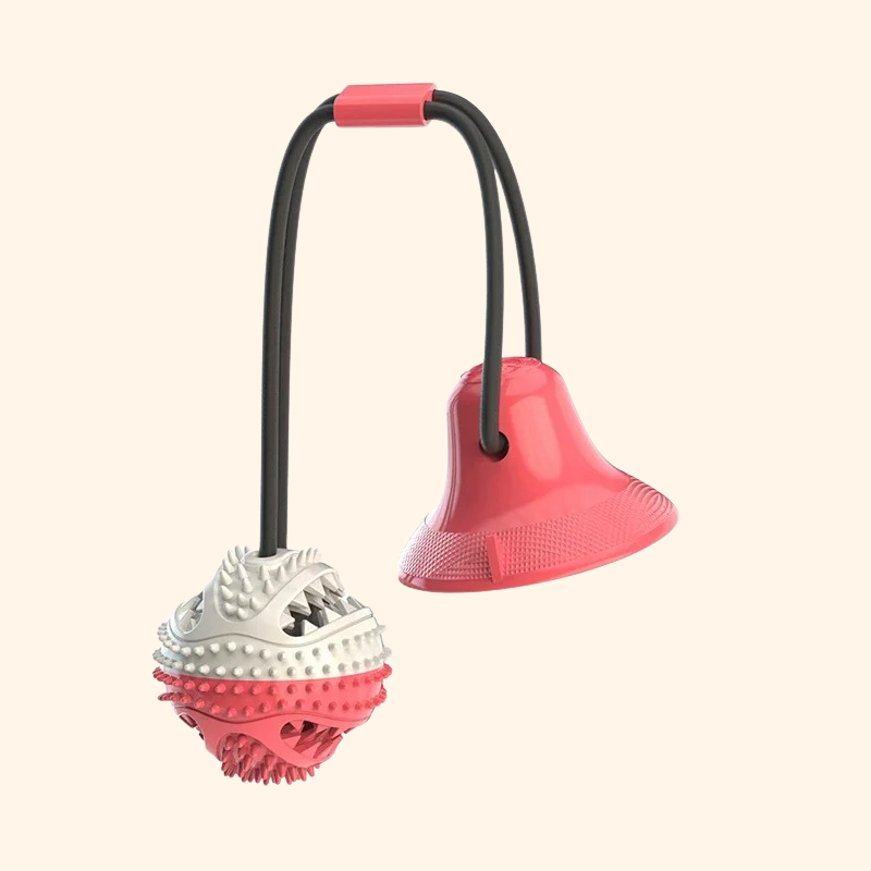 Shadow Mighty Chew Interactive Dog Toy Ball - Suction Cup, Slow Feeder & Chew Cleaner for Large Breeds