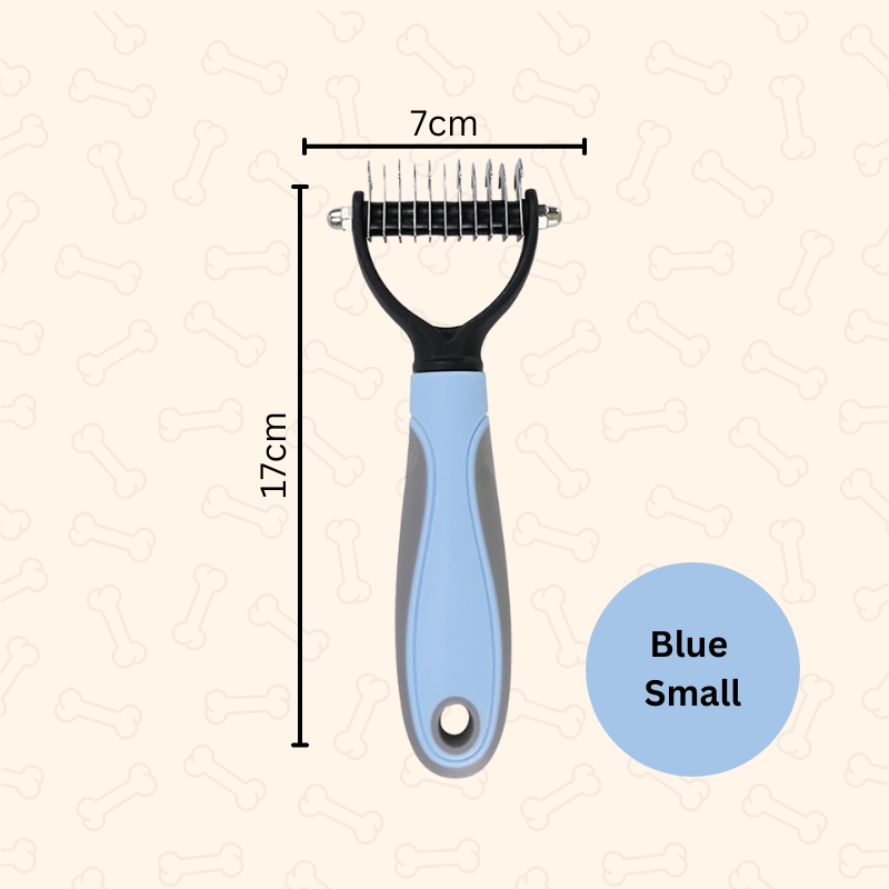 Shadow Dual-Edge Pet Deshedding Comb