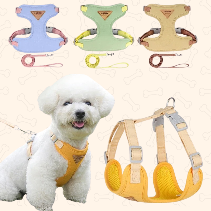 Shadow Breathable Comfort Fit Puppy Harness & Leash Set