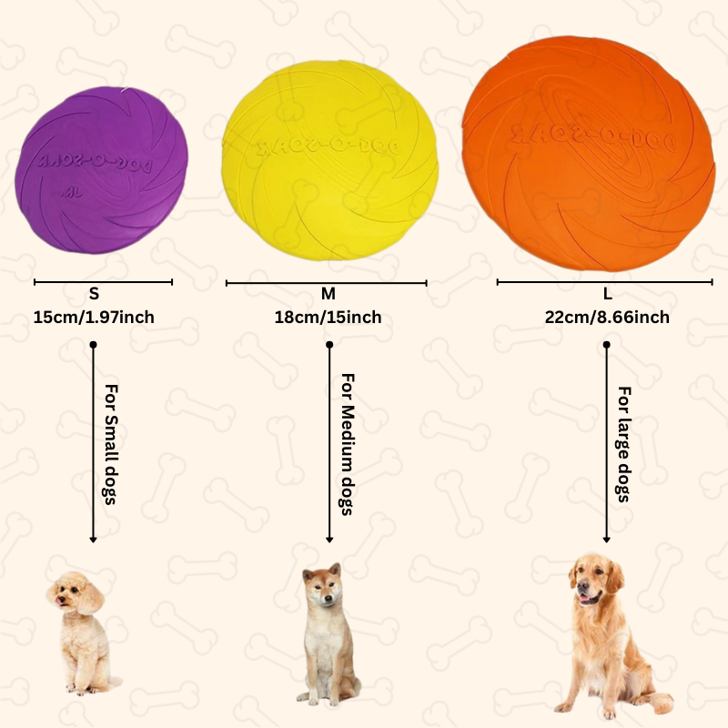 Shadow Durable Dog Frisbee β Soft, Chew-Resistant Flying Disc