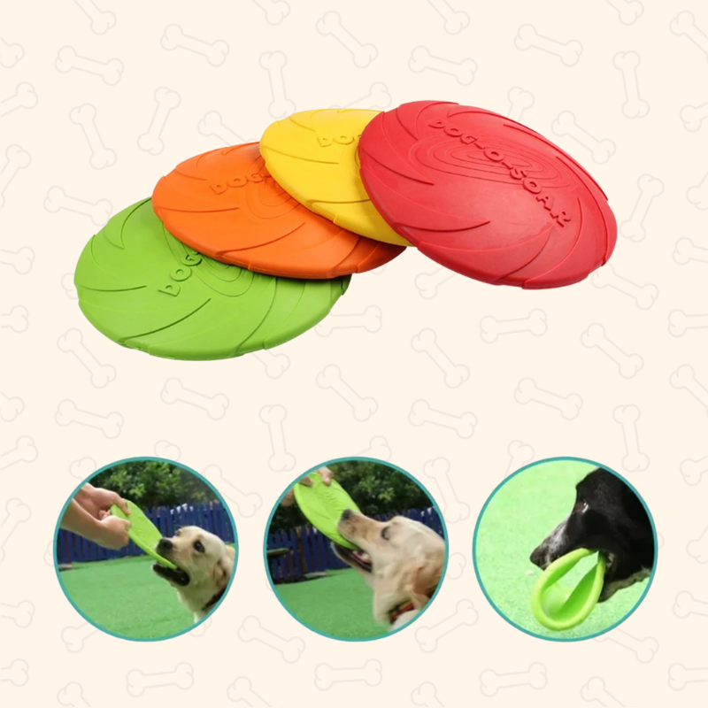 Shadow Durable Dog Frisbee β Soft, Chew-Resistant Flying Disc