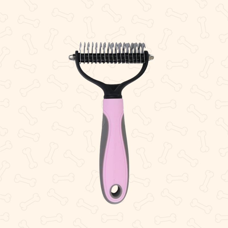 Shadow Dual-Sided Pet Deshedding Brush