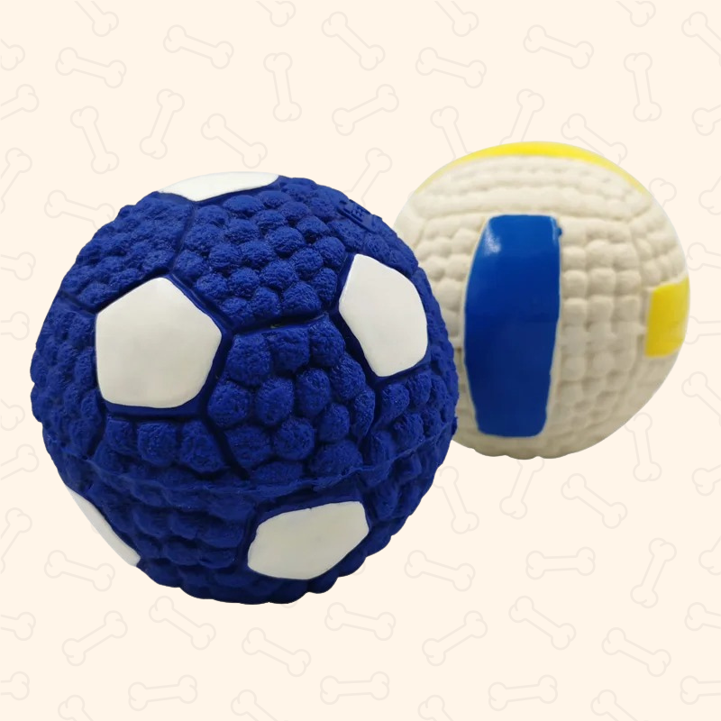 Shadow Squeaky Sports Ball Dog Toy