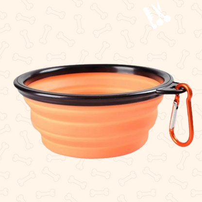 Shadow AdventurePaws Collapsible Travel Dog Bowl