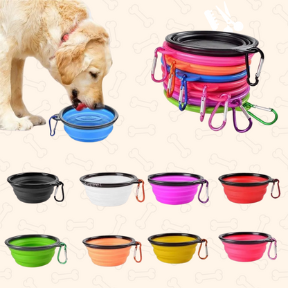 Shadow AdventurePaws Collapsible Travel Dog Bowl