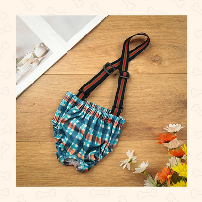 Reusable Dog Diaper Shorts – Comfy, Adjustable & Mess-Free Chic