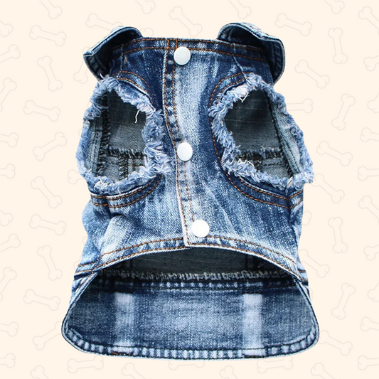 Shadow Urban Paws Denim Vest