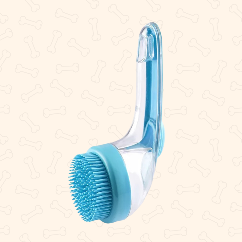 Shadow SoftGrip Pet Bathing Brush – Gentle, Effective & Tail-Waggingly Easy