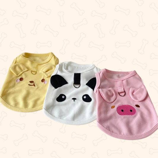 Shadow Teddy Paws Waffle Vest