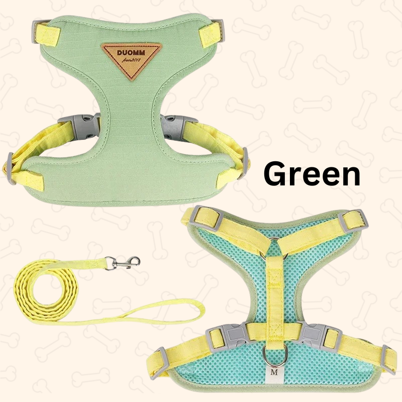 Shadow Breathable Comfort Fit Puppy Harness & Leash Set