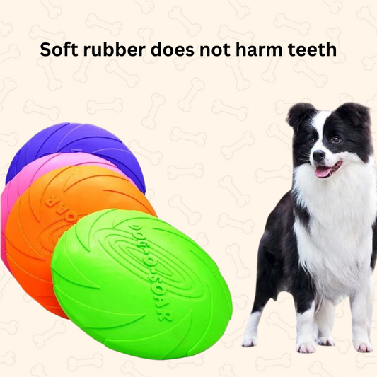 Shadow Durable Soft Dog Frisbee – Bite-Resistant & Outdoor Fun