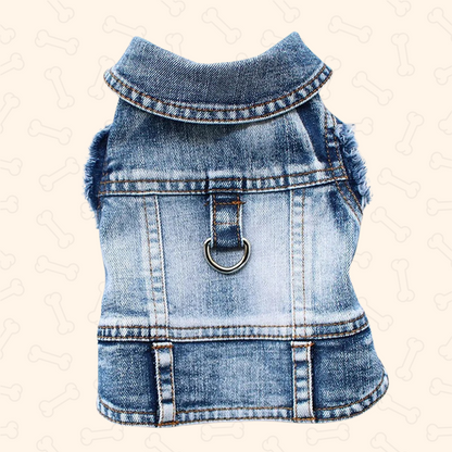 Shadow Urban Paws Denim Vest