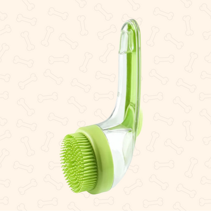 Shadow SoftGrip Pet Bathing Brush – Gentle, Effective & Tail-Waggingly Easy
