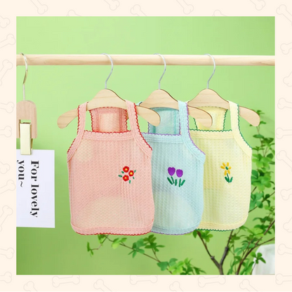 Shadow Summer Breeze Strap Dog Outfit – Soft, Airy & Effortlessly Cute