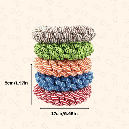 Shadow Tough Ring Rope Chew Toy – Durable & Fun