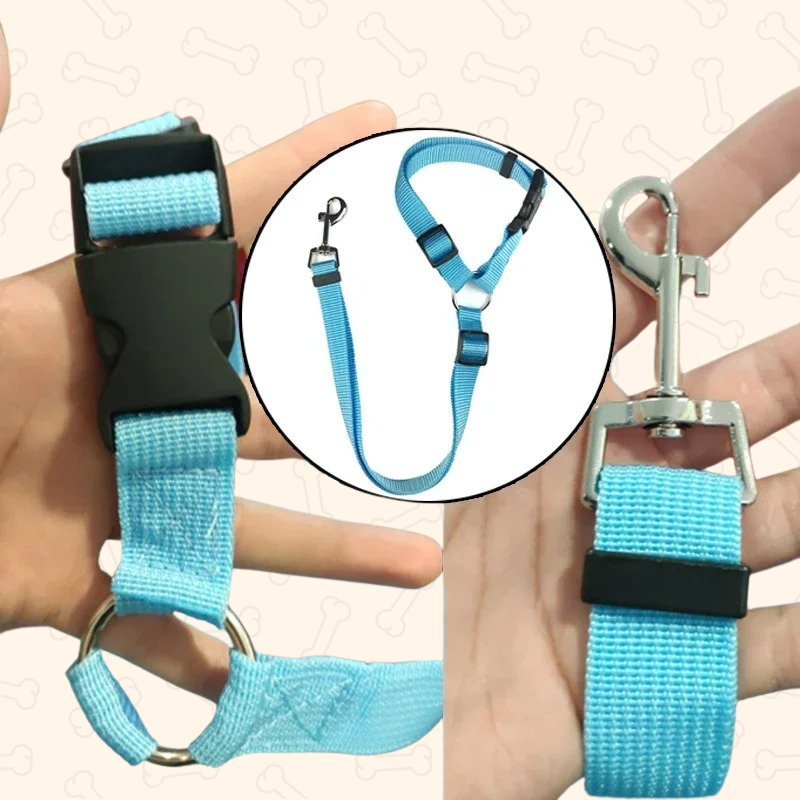 Shadow 2-in-1 Adjustable Dog Car Seat Belt & Leash