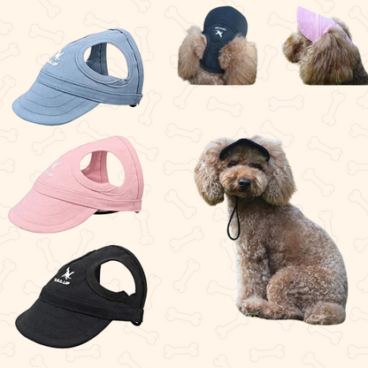 Shadow Waterproof Dog Sun Visor – Adjustable UV Protection Hat